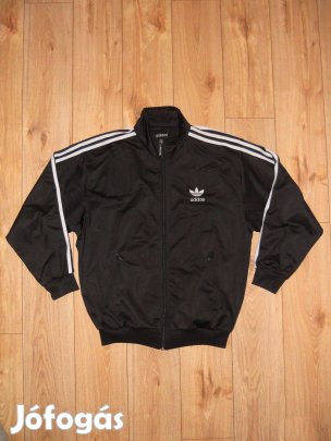 Adidas Originals fekete cipzáras felső (S-es)