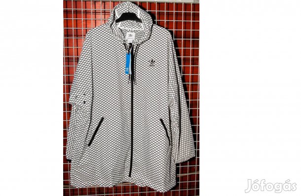Adidas Originals fekete fehér eredeti Plgn Windbreaker széldzseki