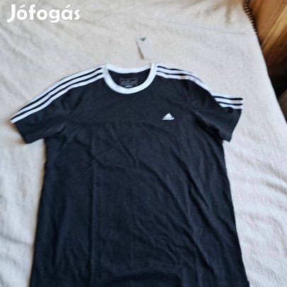 Adidas Póló Essentials 3-Stripes L-es méret fekete