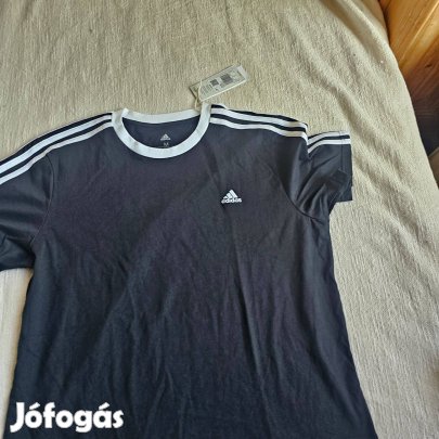 Adidas Póló Essentials 3-Stripes nöi M-es méret fekete