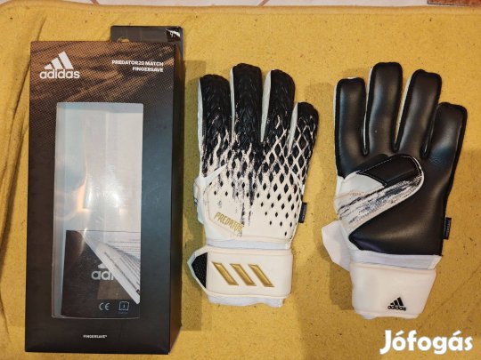 Adidas Predator 20 Match ujjmerevítős fekete fehér kapuskesztyű