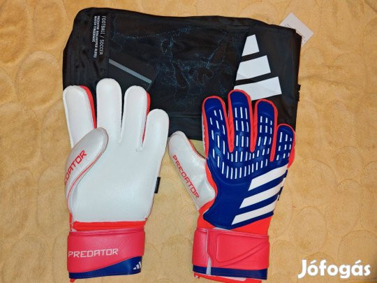 Adidas Predator GL MTC lila piros ujjmerevítős Kapuskesztyű táskával