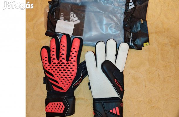 Adidas Predator GL Match fekete piros ujjmerevítős kapuskesztyű 7-8-9