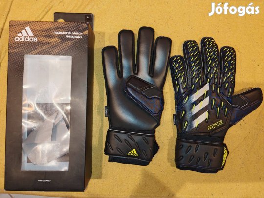 Adidas Predator GL Match ujjmerevítős fekete kapuskesztyű dobozzal(9)