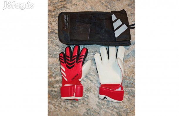 Adidas Predator GL Match ujjmerevítős piros fekete kapuskesztyű (8)