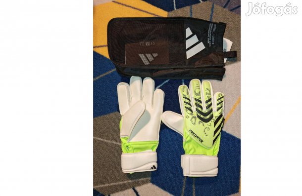 Adidas Predator GL Match zöld ujjmerevítős gyerek kapuskesztyű (5)