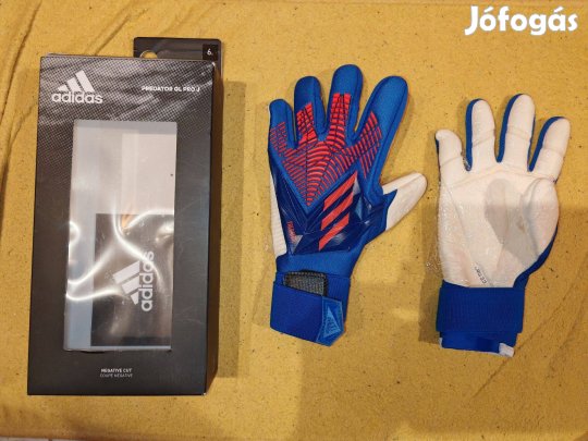 Adidas Predator GL Pro Junior kék piros gyerek kapuskesztyű (6)
