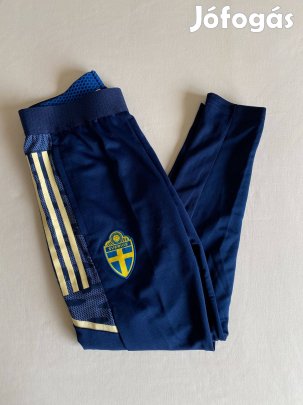Adidas Svédország, Sverige férfi training, edzőnadrág, XS-es