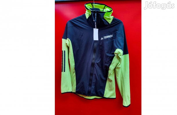 Adidas Terrex fekete zöld eredeti dzseki (M)