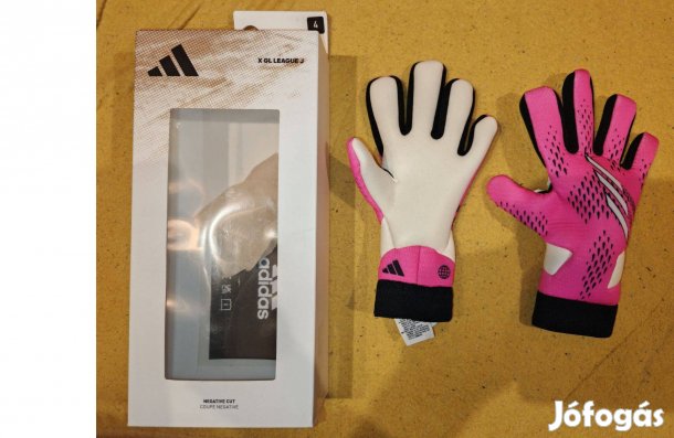 Adidas X GL League gyerek pink fekete kapuskesztyű dobozzal (4)