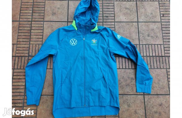 Adidas bújtatott kapucnis vízálló kabát széldszeki L