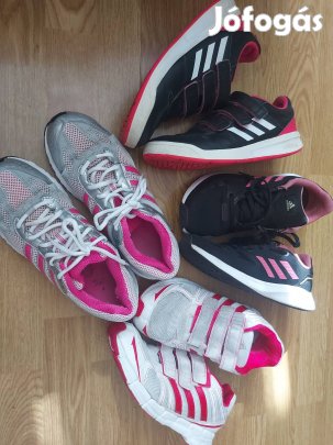 Adidas cipők (4pár)egybe 37 méret és egy 38!