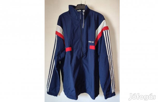 Adidas eredeti BR8 Woven Originals sötétkék cipzáros felső (L, XL)
