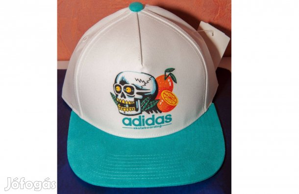 Adidas eredeti fehér skateboarding snapback sapka