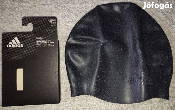 Adidas eredeti szürke szilikon úszósapka (Új)