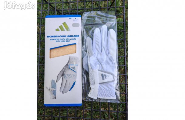 Adidas fehér Cool High Grip Női golfkesztyű (M-es)