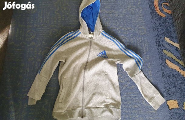 Adidas kapucnis pulcsi pulóver, 12-13 évesre