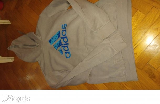 Adidas pamut kapucnis pulóver férfi S es méret