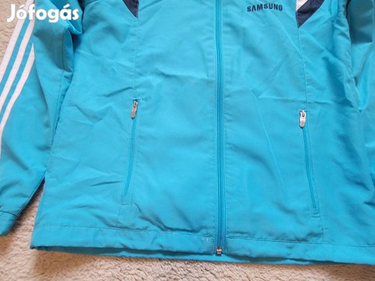 Adidas türkizkék színű 11 - 12 évesnek 152 cm melegítő felsőrész eladó