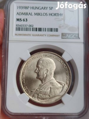 Admiral Horthy 5 Pengos ermet keresek!