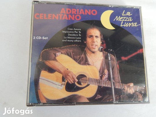 Adriano Celentano La Mezza Luna Műsoros CD-k 3 Darabos Szett Eredeti