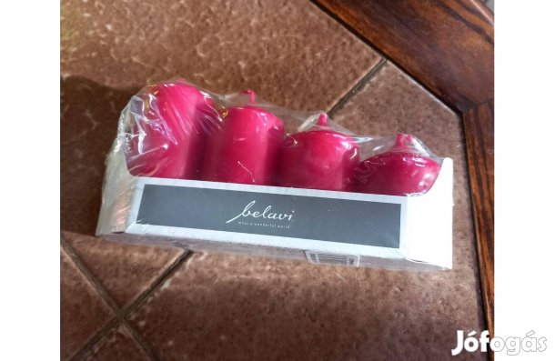 Adventi gyertya, 9 cm a legnagyobb, 2 csomag - Új, bontatlan