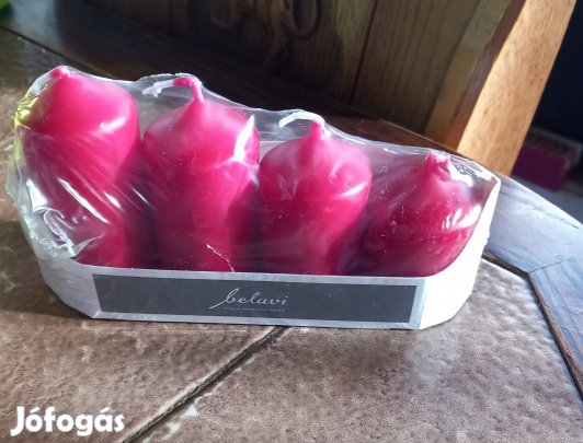 Adventi gyertya, 9 cm a legnagyobb, 2 csomag - Új, bontatlan