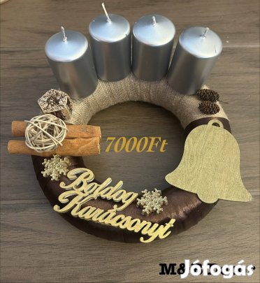 Adventi koszorú ( saját készítésu)