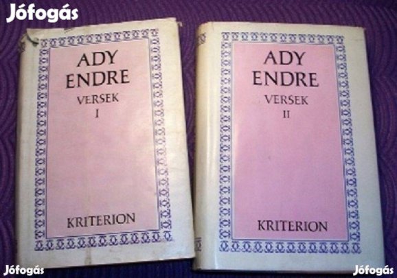Ady összes : Versek I Versek II( 2 kötet 1 árán)