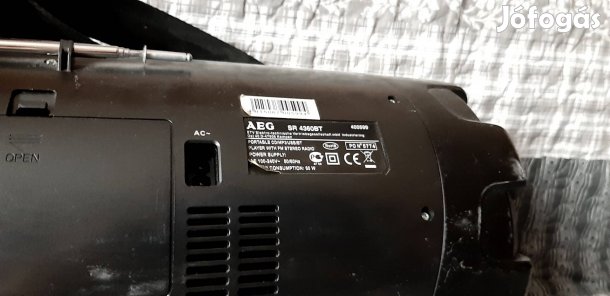 Aeg bluetooth hordozható magnó taviranyitoval