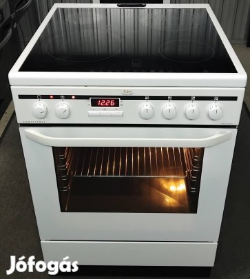 Aeg szabadonálló keramialapos tűzhely 6hónap garanciával