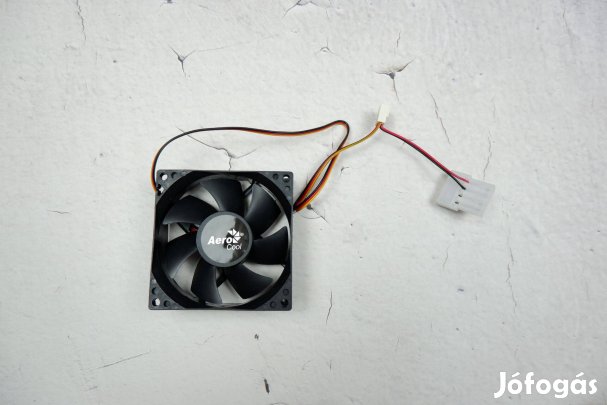 Aerocool 8cm számítógép ház hűtőventilátor Új!