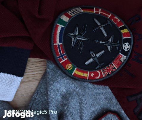 Aeroneutica Militare sportos pamut férfi pulóver