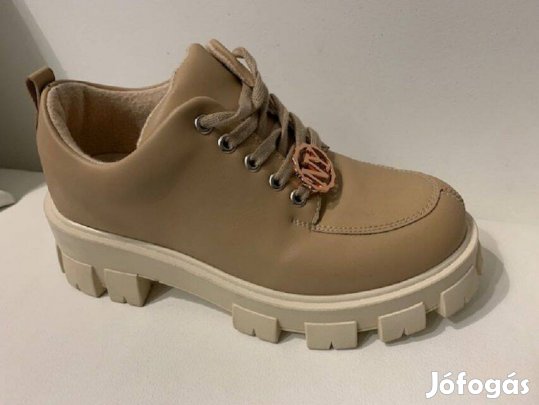 Aéropostale női bézs színű egyedi talpú műbőr cipő 37