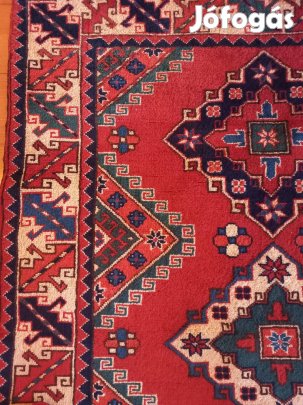 Afgán kézi csomozású gyapjú szőnyeg eladó