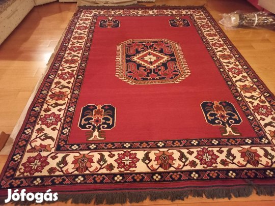 Afgán kézi csomózású gyapjúszőnyeg eladó
