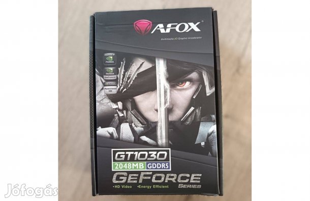 Afox Nvidia Geforce GT 1030 2GB Gddr5 Low Profile/LP/alacsony profil