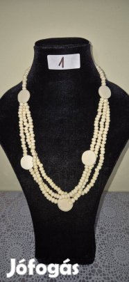 Afrikai faragott csont és féldrágakő és ásvány ékszerek