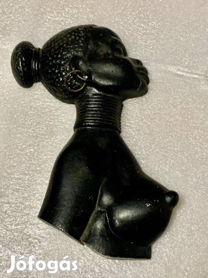 Afrikai nő fém öntvény akasztóval