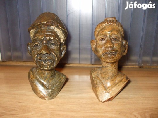 Afrikai szobor pár 12
