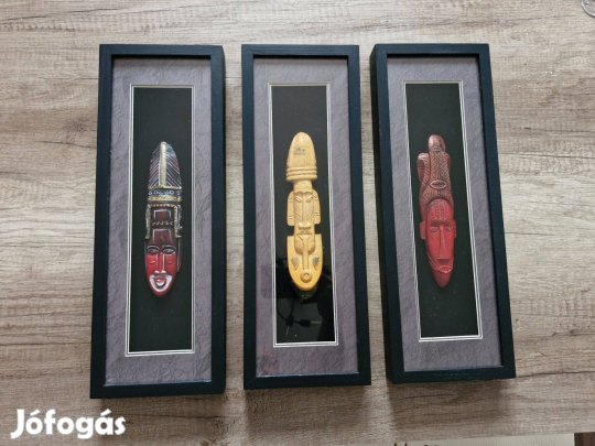 Afrikai törzsi stílusú masz kép dekoráció