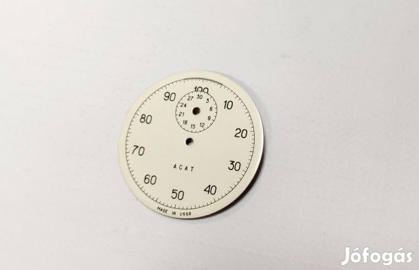 Agat - szovjet stopper számlap - új, órán még nem volt