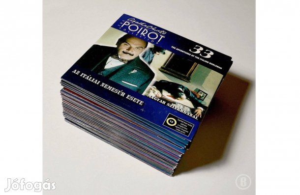 Agatha Christie: Poirot sorozat - 26 db VCD - (Csak személyesen!)