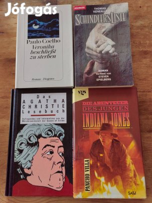 Agatha Christie, Thomas Keneally, Pancho Villa könyvek német nyelven