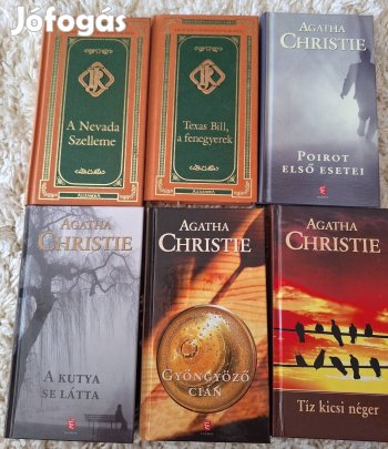 Agatha Christie + Rejtő könyvcsomag - klasszikus krimi és kalandregény