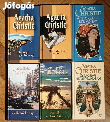 Agatha Christie könyvek 1999Ft/db