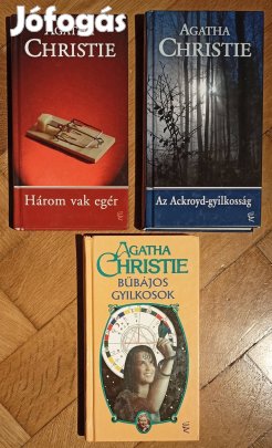 Agatha Christie könyvek 2999Ft/db