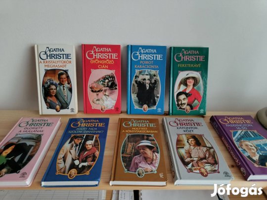 Agatha Christie könyvek eladók