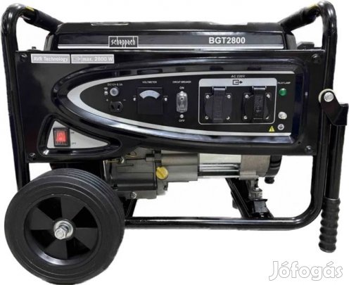 Aggregátor,áramfejlesztő,Generátor Scheppach BGT 2800 2,5 kW / 2,6 kW