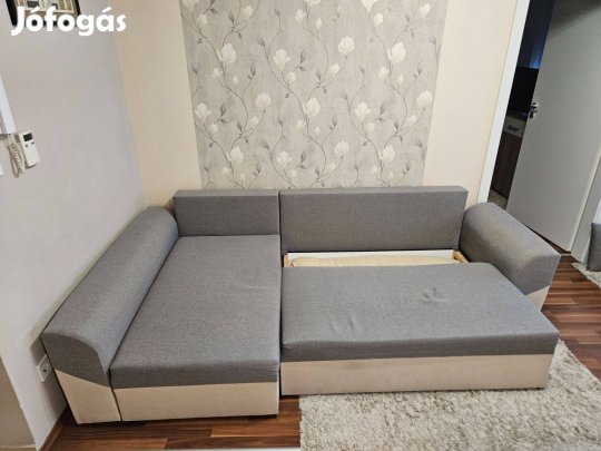 Ággyá alakítható sarokkanapé